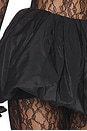 view 6 of 6 GALINA 미니 스커트 in Obsidian Black