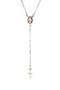 view 2 of 4 Roma Rosary Necklace in Silver