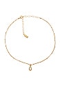 view 1 of 2 Odessa Drop Choker in Gold