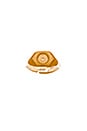 view 3 of 3 Star Gazer Signet Ring in Gold