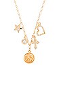 view 1 of 2 Angelic Charm Necklace in Gold