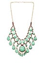 view 1 of 3 Natalie B Cassidy II Necklace in Green Turquoise