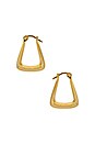 view 1 of 3 Gee Gee Stirrup Hoops in Gold