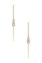 view 1 of 3 Anya Triple Drop Threader in Gold