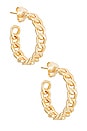 view 1 of 3 Parker Hoop Earring in Gold