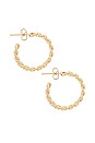 view 2 of 3 Parker Hoop Earring in Gold