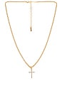 view 1 of 2 Korsa Cross Necklace in Gold