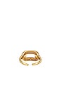 view 3 of 3 BAGUE GEORGI in Gold