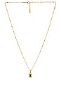 view 1 of 2 Devi Emerald Necklace in Gold