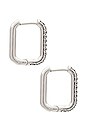 view 2 of 3 Uma CZ Huggy in Silver