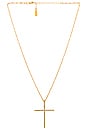 view 1 of 2 Kinna Cross Necklace in Gold