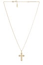 view 1 of 2 Cara Cross Necklace in Gold