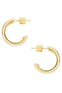 view 2 of 2 Jones Triple Hoop in Gold