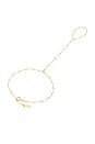 view 3 of 3 Yaya Hand Chain in Gold