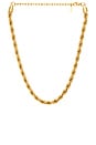 view 1 of 3 Donatella Rope Chain Necklace in Gold
