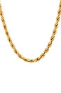 view 2 of 3 Donatella Rope Chain Necklace in Gold