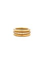 view 1 of 6 Tessa Trio Ring Set in Gold