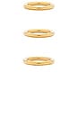 view 6 of 6 Tessa Trio Ring Set in Gold