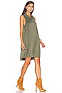 view 2 of 3 VESTIDO CUELLO VUELTO FLO in Olive