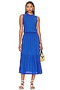 view 1 of 3 VESTIDO MIDI BARRETT 90S in Blue Bottle