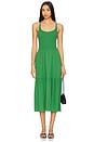 view 1 of 3 Penelope Cross Back Midi Dress in Green Lawn