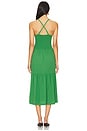view 3 of 3 Penelope Cross Back Midi Dress in Green Lawn