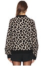 view 3 of 4 Tessa Jacquard Cardigan in Animal Jacquard