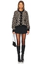 view 4 of 4 Tessa Jacquard Cardigan in Animal Jacquard