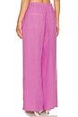 view 3 of 4 Lucia Tie Waist Pant in Rosebud