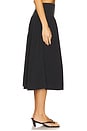 view 3 of 6 Ava Midi Skirt in Jet Black