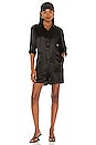 view 1 of 3 Ezra Button Down Romper in Black