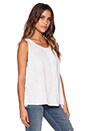 view 2 of 3 Cleo Tank in White
