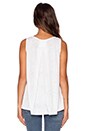 view 3 of 3 Cleo Tank in White