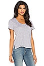 view 2 of 3 Jaclyn Tee in Heather Grey