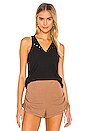 view 1 of 4 Nicolette Snap Tank in Black