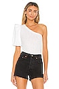 view 1 of 4 Raina One Shoulder Top in White