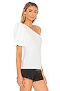 view 2 of 4 Raina One Shoulder Top in White