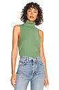 view 1 of 4 Farrow 90's Turtleneck Tank in Jade