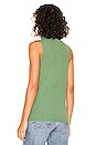 view 3 of 4 Farrow 90's Turtleneck Tank in Jade