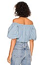 view 3 of 4 Sonali Bubble Hem Top in Spritz