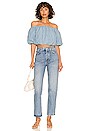 view 4 of 4 Sonali Bubble Hem Top in Spritz