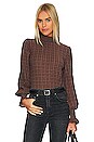 view 1 of 4 Violet Prim And Proper Top in Tartan