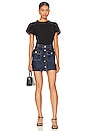 view 4 of 4 Kennedy Contrast Tulip Sleeve Top in Jet Black