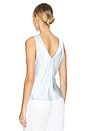 view 3 of 4 Ave V-neck Sleeveless Top in Skyway