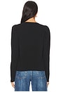 view 3 of 4 ТОП VALITA SPLIT NECK in Jet Black