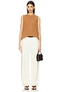 view 4 of 4 Elliana Pullover Vest in Praline