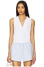 view 1 of 4 Roberta Collared Tank in Optic White