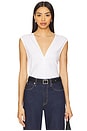 view 1 of 4 Shelley Twist Front Top in White