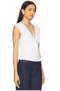 view 2 of 4 Shelley Twist Front Top in White
