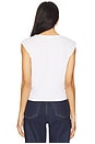 view 3 of 4 Shelley Twist Front Top in White